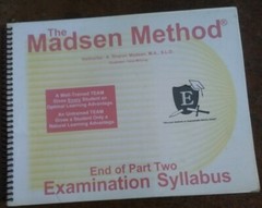 The Madsen Method: End of Part Two: Examination Syllabus