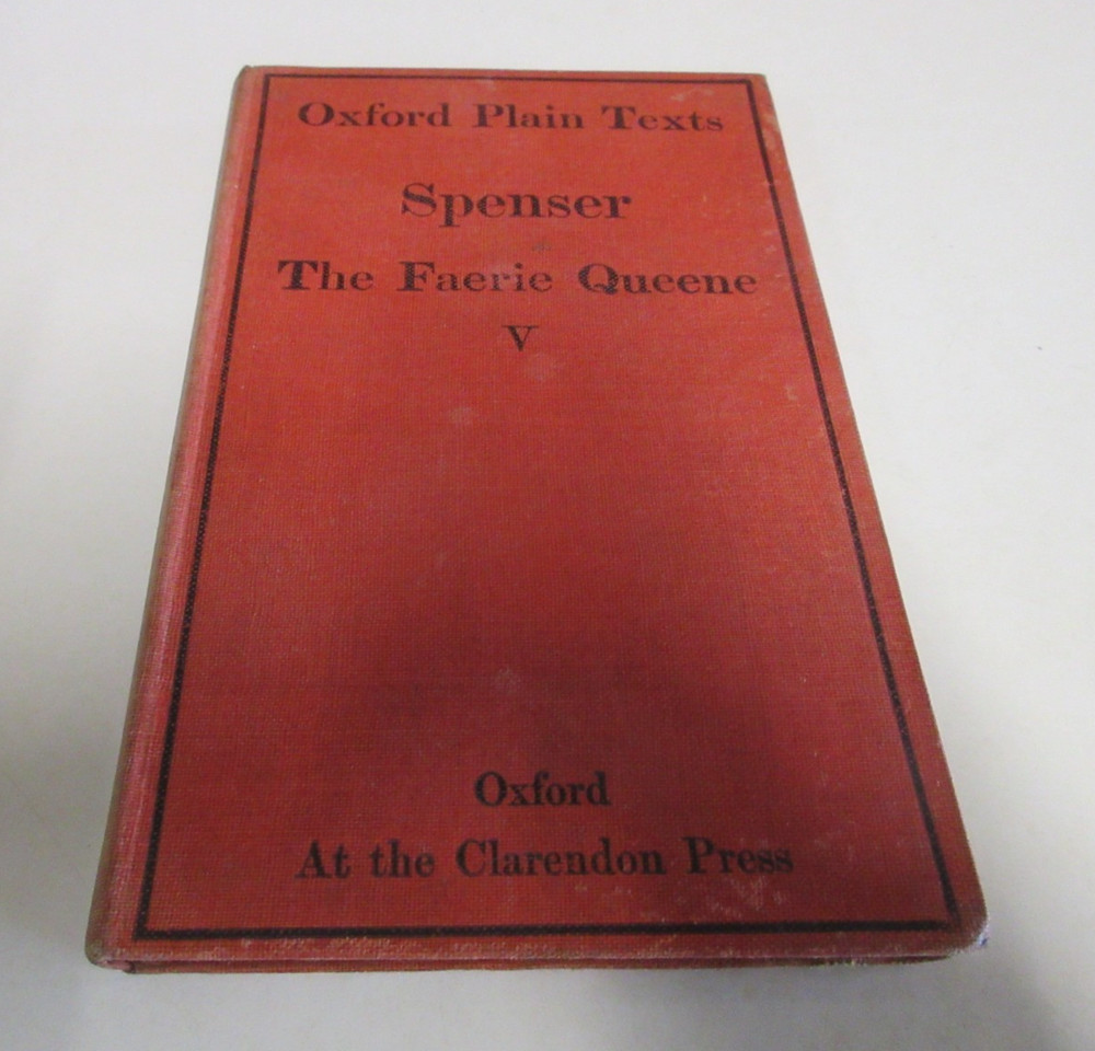 The Faerie Queene – Book 5 – by Spenser – Poetry – 154 Pages – Antique – 1915