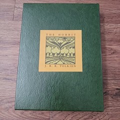 The Hobbit J.R.R. Tolkien Houghton Mifflin Collector’s Edition Green Slipcase