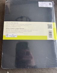 Moleskine Cahier~1 Set of 3 Plain Journals 120 Pages 7.5×9.75″ Stitched Binding
