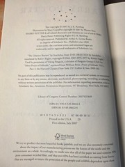 Harry Potter and the Deathly Hallows HC/DJ 1st Edition – 1st Print ERROR Book