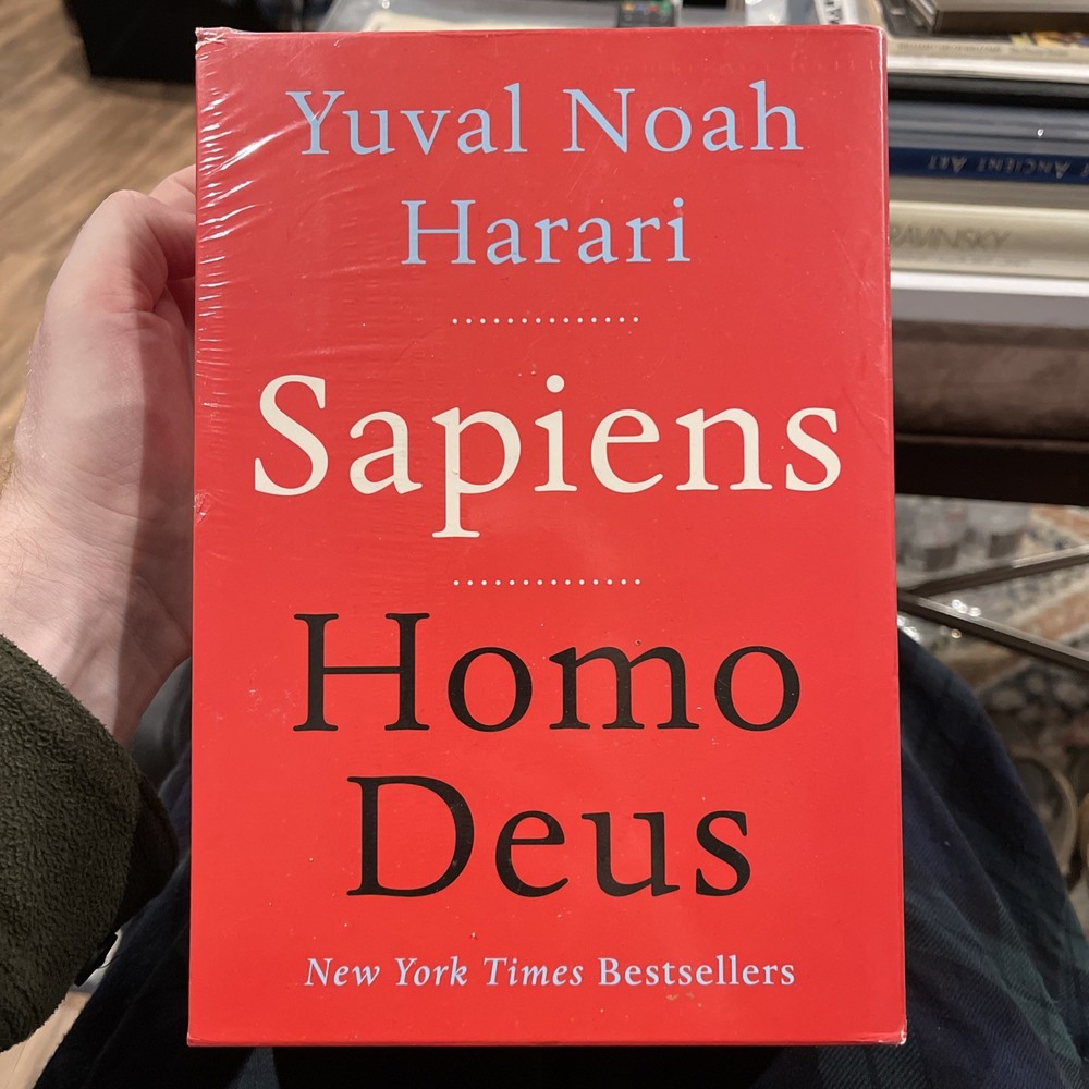 Sapiens/Homo Deus Box Set by Yuval Noah Harari (2017, Hardcover) New / Sealed