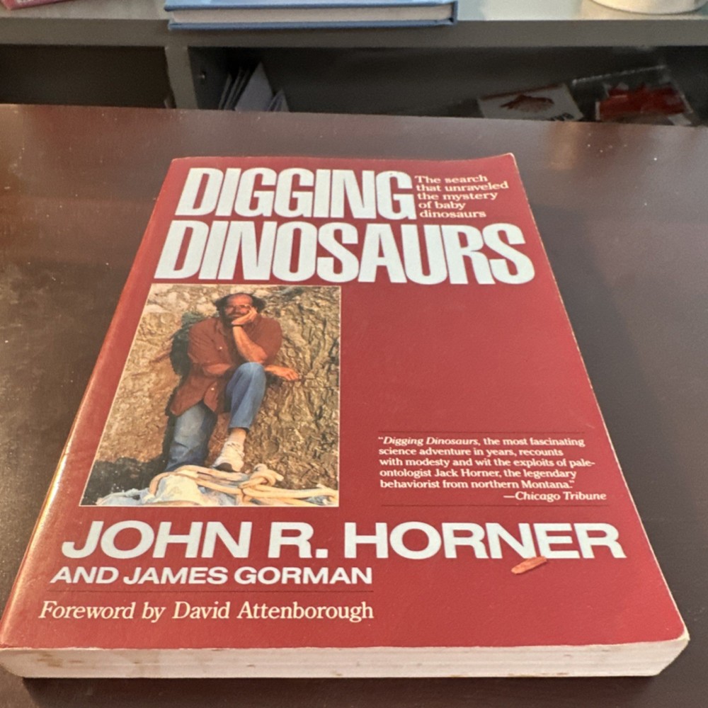 Harper & Row Digging Dinosaurs Horner & Gorman PB Illustrated 1990 Perennial
