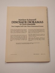 DINOSAUR DIORAMAS to Cut & Assemble MATTHEW KALMENOFF 1983 Dover UNUSED UNCUT