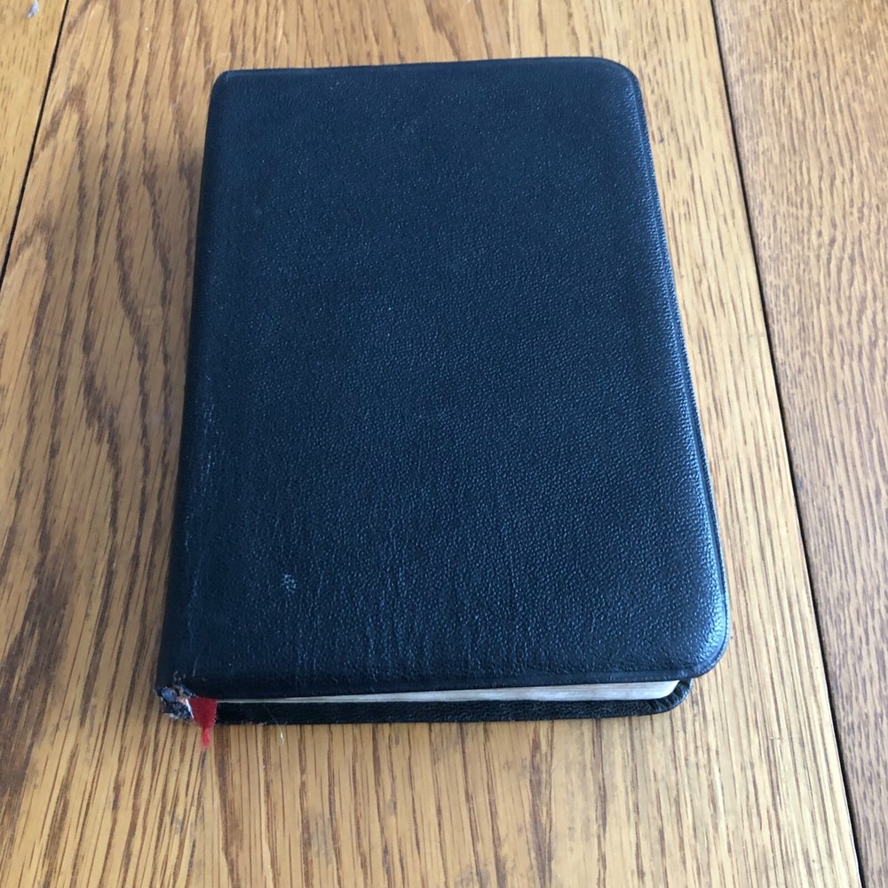 Holy Bible References Concordance Genuine Morocco Leather Black 1949
