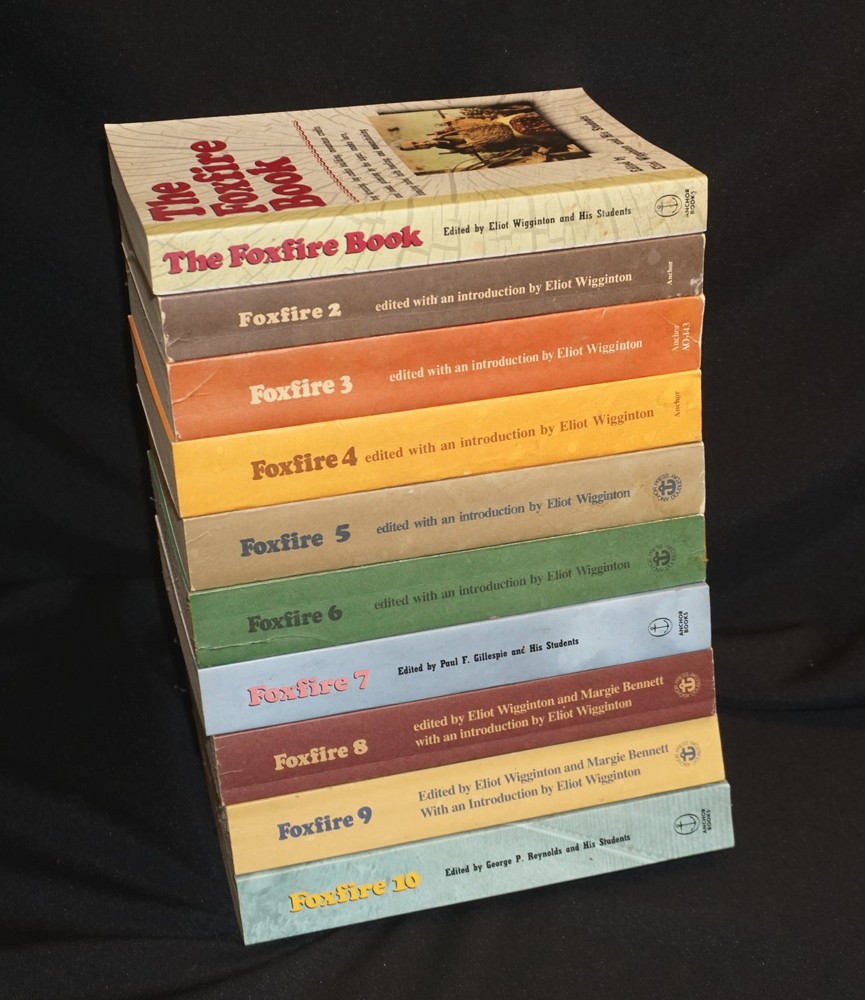 Foxfire Books Set 1-10 Paperback Vintage Eliot Wigginton Folk Heritage NICE