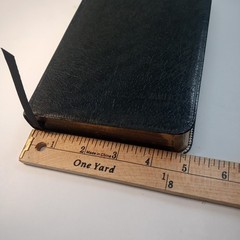 The Living Bible Paraphrased 1977 Compact Vintage Tyndale Black Bonded Leather