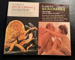 Vintage Box Set: Playboy’s „Sex In Cinema” Paperbacks Vol 1-4 (1971-1974) .