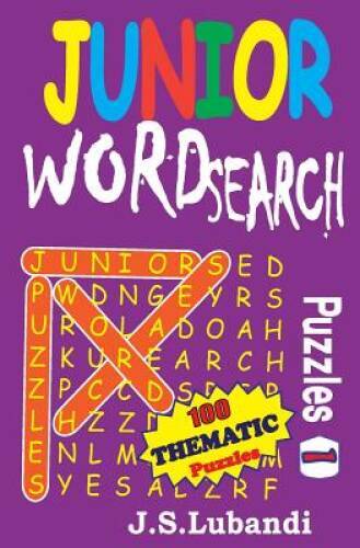 Junior Word Search Puzzles (Volume 1) – Paperback By Lubandi, J S – ACCEPTABLE