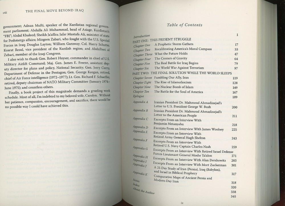 Final Move Beyond Iraq Mike Evans First Edition Signed Paperback 344 pages Index