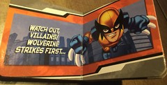 Marvel MINI Book Hardcover WOLVERINE SuperHero Squad BoardBook Small 2.75”