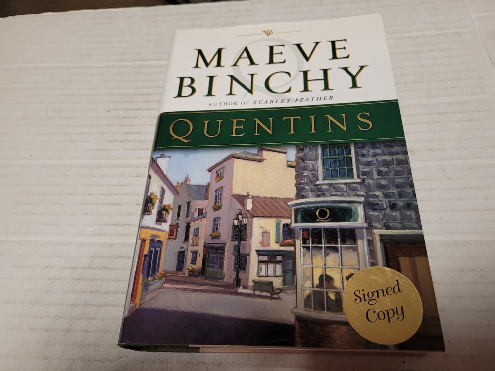 Quentins by Maeve Binchy (2002, Hardcover) SIGNED 1st/1st
