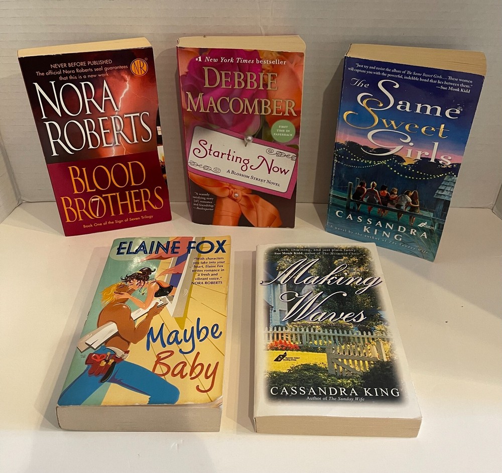 Paperbacks (5) – Contemporary Women’s Fiction Romance – Various Authors