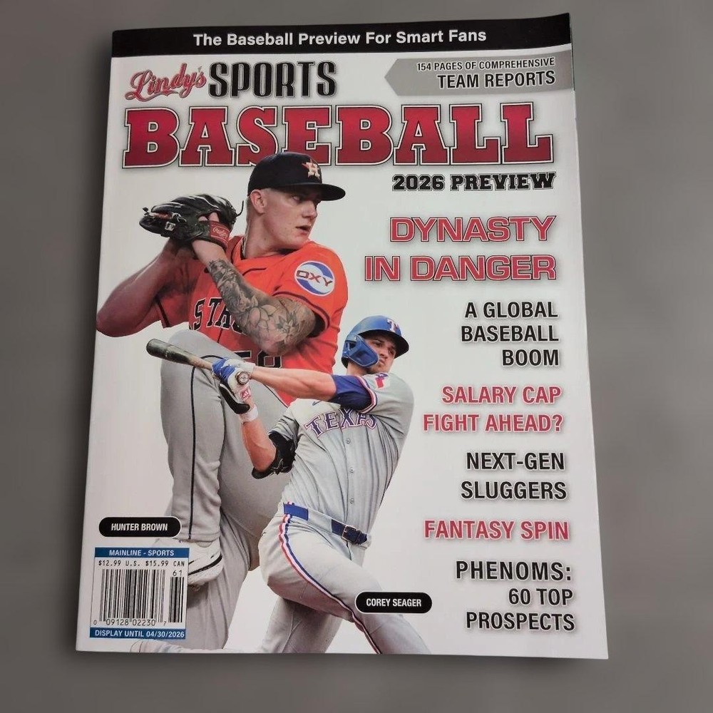 Lindy’s Sports BASEBALL 2026 PREVIEW Baseball Magazine, Season Outlook, Team Rep