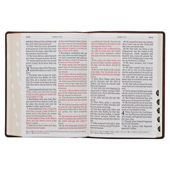 KJV Super Giant Print Bible-Brown Faux Leather Indexed BRAND NEW in Shrink Wrap!