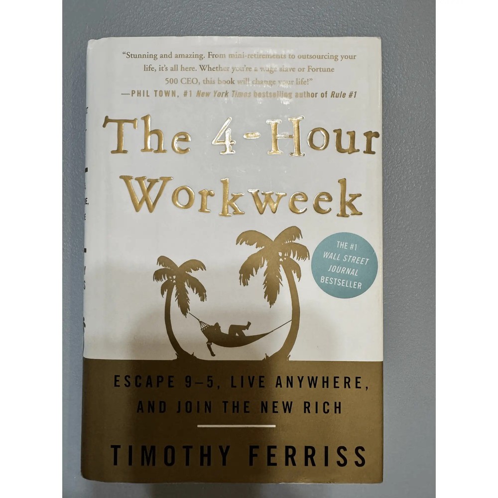 Timothy Ferriss The 4-Hour Workweek Book Escape 9-5 Business Self Help