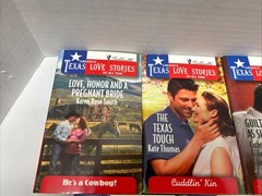 Lot of 9 Vintage Silhouette Greatest Texas Love Stories Paperback Books