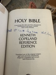 Holy Bible Kenneth Copeland Reference Edition KJV Red Letter Leather 1972
