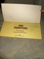 FUN TO FLIP 1000 MONSTERS By Alan Benjamin & Sal Murdocca Vintage Flip Book