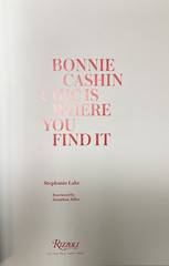 RARE Bonnie Cashin: Chic Is Where You Find It Dr. Stephanie Lake Hardcover Book