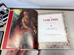 Vintage THE HOLY BIBLE with Confraternity Text 1961 Catholic De Luxe Edition