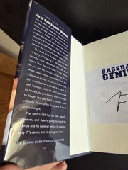 SIGNED 1st/4th Baseball Genius by Derek Jeter & Tim Green HC DJ 2017 MLB Yankees