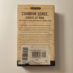 Signet Classics Common Sense Rights of Man & Other Essential Writings Paine PB