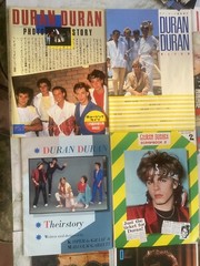 HUGE LOT ~ Duran Duran Memorabilia Books Posters Tourbook Pins Cassettes & More!