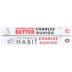 Smarter Faster Better & The Power of Habit: By Charles Duhigg 2 Books Set