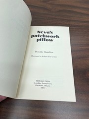 Neva’s Patchwork Pillow Dorothy Hamilton 1975 Illustrated Herald Press Juvenile