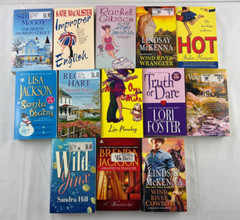 Lot Of 13 Contemporary Romance Novel Paperbacks Mixed Titles and Authors