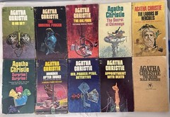 Agatha Christie Paperback Lot 47 Books Poirot Marple Mystery Reader Set NO DUPS