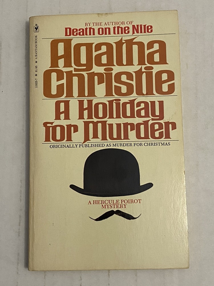 AGATHA CHRISTIE A Holiday For Murder 1976 1st Bantam PB 24th Printing Very Good!