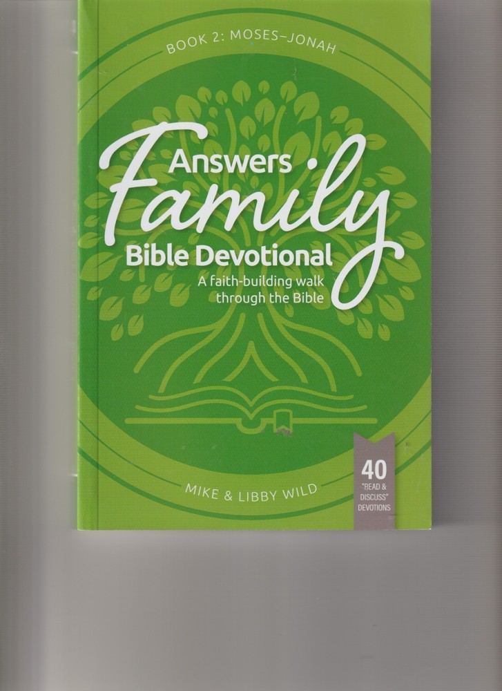 Answers Family Bible Devotional Book 2: Moses – Jonah