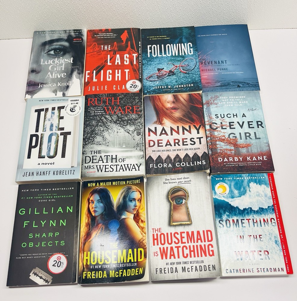 Lot of 12 #Booktok Psychological Thriller Books~Freida McFadden The Housemaid