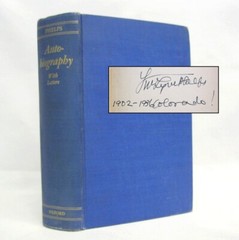 Autobiography with Letters SIGNED by William Lyon Phelps 1939 First Edition OUP