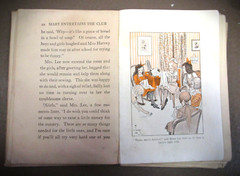 Vintage 1919 „Mary Entertains The Sewing Club” Book 82 Pages Illustrated