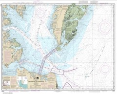 NOAA Chart 12221-Chesapeake Bay Entrance – Water-Resistant – by E