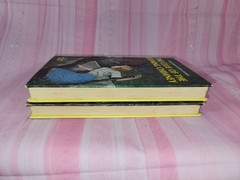 26 39 Nancy Drew Mystery Carolyn Keene Matte HC White End Pages Behind Tree