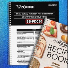 Zojirushi BB-PDC20 Bread Machine Owners Manual User Guide Instruction + Recipes!
