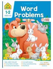 School Zone – Word Problems Workbook – Paperback, by School Zone; Joan – Good o