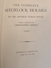 The Complete Sherlock Holmes by Sir Arthur Conan Doyle Vol. 1 1930 Hardcover