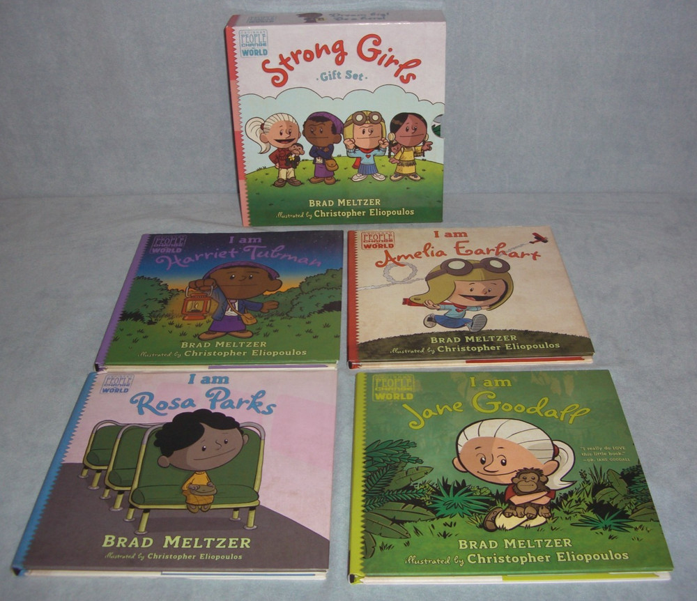 STRONG GIRLS BOOKS GIFT SET ~ Ordinary People Change the World ~ Brad Meltzer