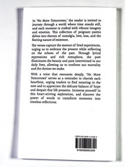 Alice Price No More Tomorrows Modern Poetry Collection Paperback 2020s NEW