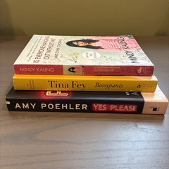 Comedy Memoir Lot : Tina Fey, Amy Poehler, Mindy Kaling 3 Trade Paperbacks