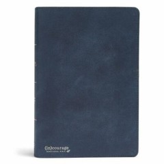CSB (in)courage Devotional Bible, Navy Genuine Leather Indexed – (in)courage; CS