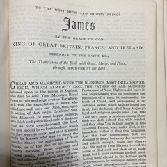 1950 KJV King James Dickson New Analytical Indexed Bible Genuine Morocco Leather