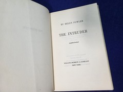 The Intruder By Helen Fowler Vintage Book Thriller Mystery Suspense 1953