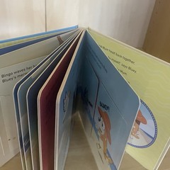 Bluey Board Book The Beach Lift the Flap Book ABC Kids Bingo Chilli Bandit