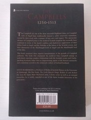 THE CAMPBELLS 1250-1513 By Stephen Boardman PB – Very Good